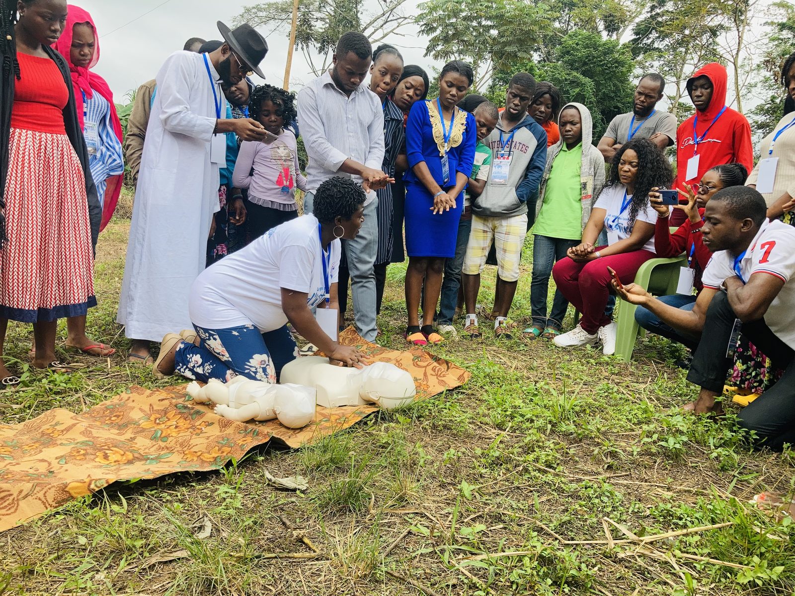 Youth camp practical session