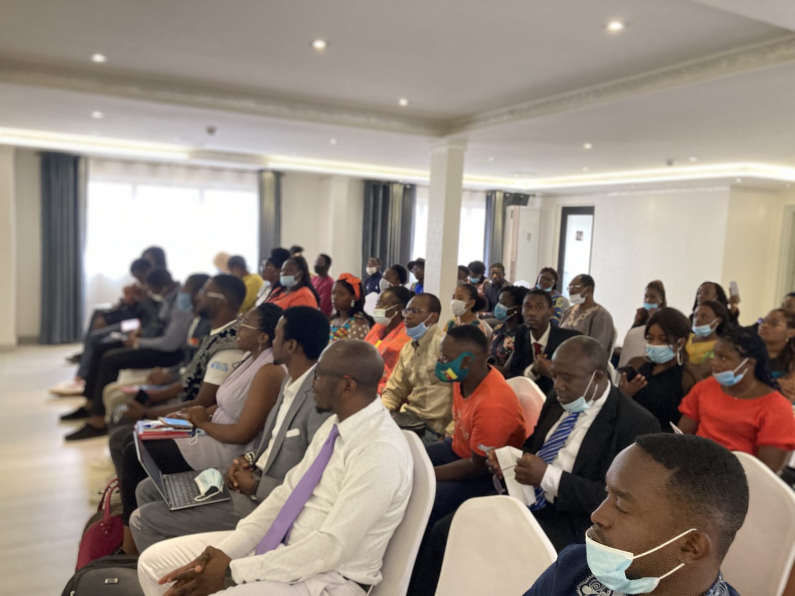 Engaged participants during a LeaderShift session