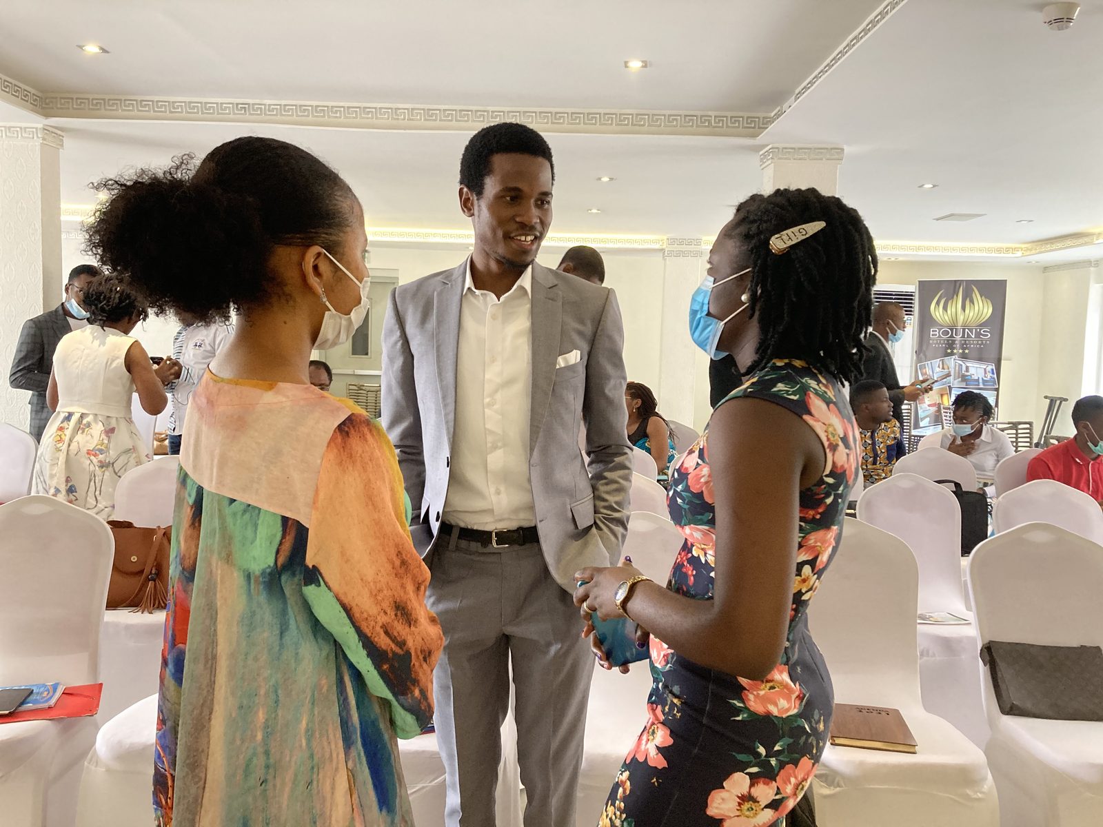 Peer connections at the camp