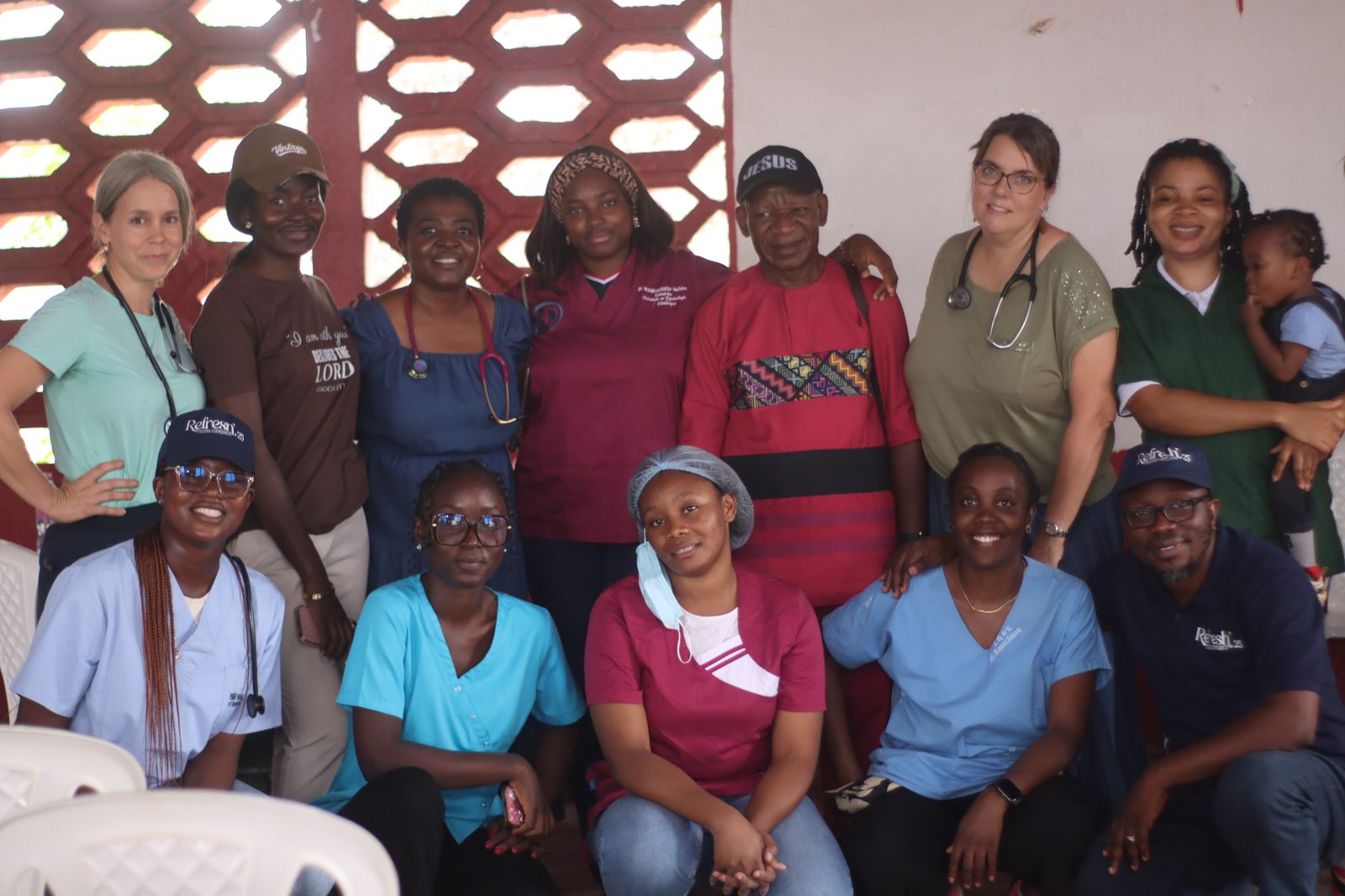 AFRILEAD 2026 medical mission team — Mfou Village, Cameroon